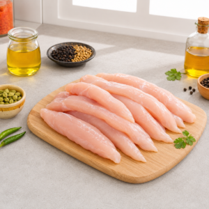 Chicken Breast Boneless – Finger Cut – 450Gm