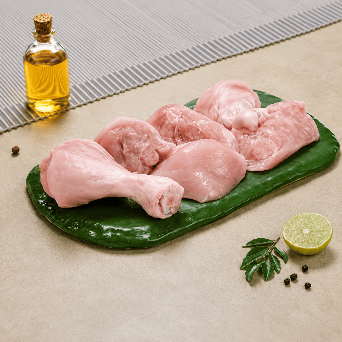 Chicken Full Leg Curry Cut – (No Breast Pieces) – 450Gm