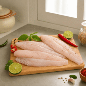 Basa fish boneless – 500Gm – (Frozen)